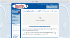 Desktop Screenshot of progressiveballoons.com